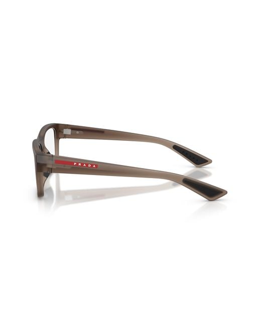 Prada Linea Rossa Black Ps 02Tv 29F1O1 Optical Frames Injected Transparent Pillow Normal for men