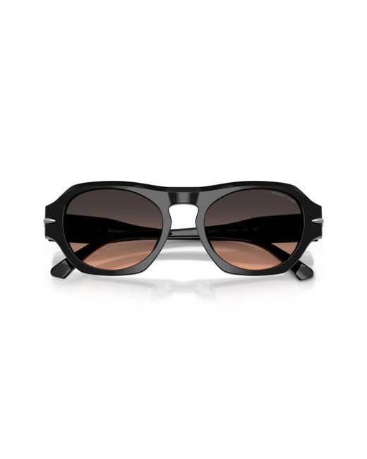 Michael Kors Black Mk2266U Toronto 30050L Sunglasses Acetate Geometric Normal Shaded for men
