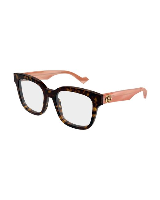 Gucci Black Gg0958O 014 Optical Frames Acetate Transparent Squared