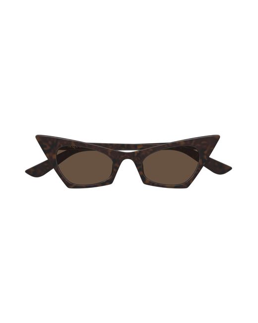 McQueen Black Am0557S 002 Sunglasses Acetate Cat Eye