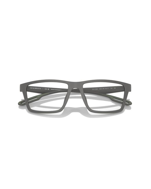 Emporio Armani Black Ea4189U 50611W Sunglasses Injected Transparent Squared Normal for men