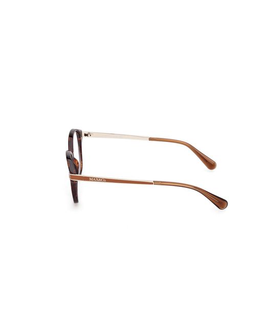 MAX&Co. Black Mo5171 052 Optical Frames Injected Round Normal
