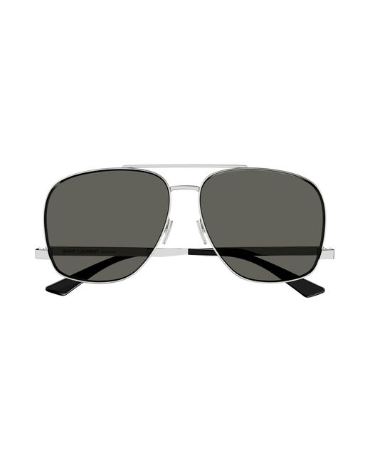 Saint Laurent Black Sl 653 Leon 001 Sunglasses Metal Pilot Normal