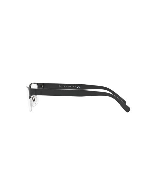 Polo Ralph Lauren Black Ph1164 9038 Optical Frames Metal Squared Normal for men