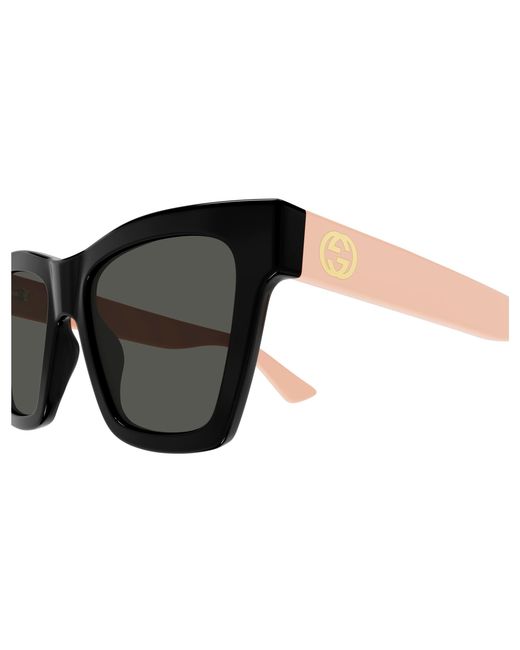 Gucci Black Gg1714S 006 Sunglasses Injected Cat Eye