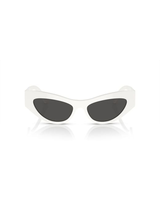 Dolce & Gabbana Black Dg4450 331287 Sunglasses Acetate Cat Eye Normal