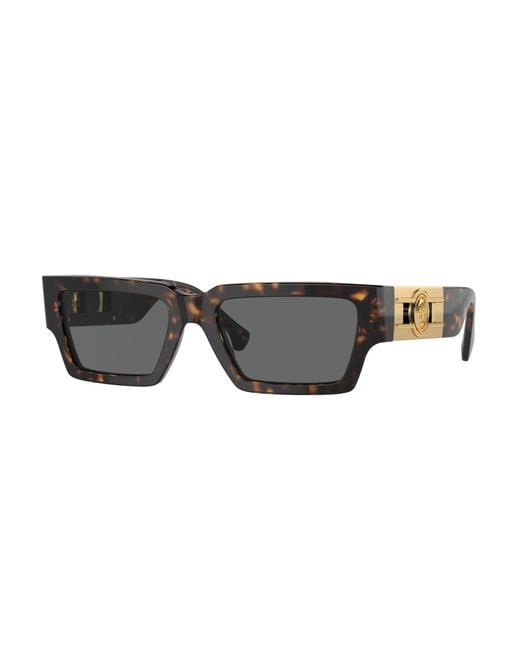 Versace Black Ve4459 108/87 Sunglasses Acetate Squared Normal