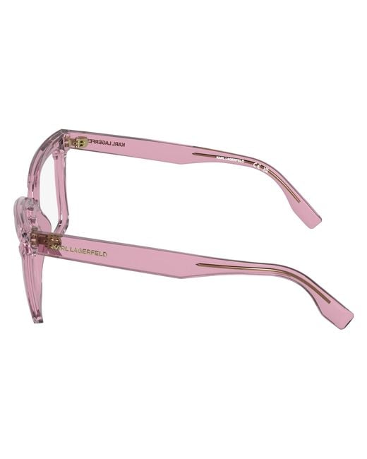 Karl Lagerfeld Black Kl6240 601 Optical Frames Acetate Squared Normal
