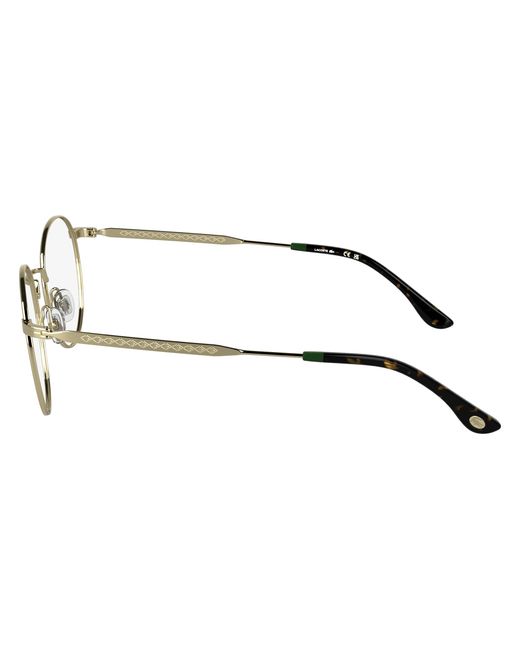 Lacoste Black L2308 033 Optical Frames Metal Squared Normal