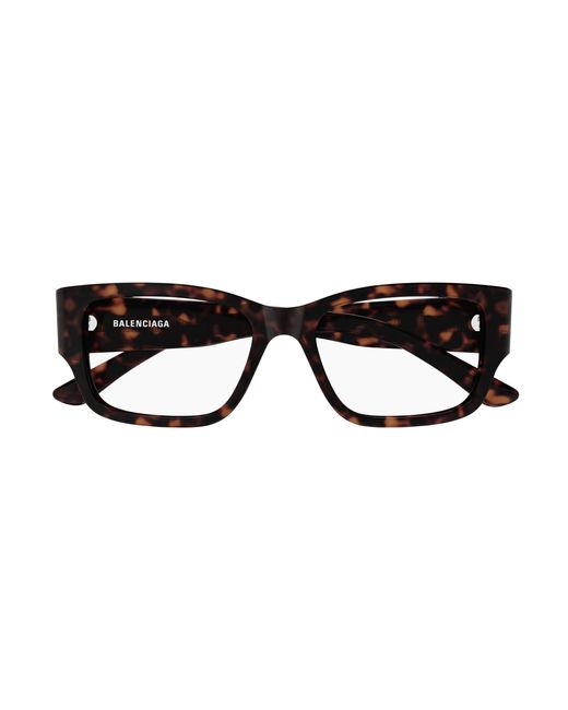 Balenciaga Black Bb0371O 002 Optical Frames Acetate Transparent Squared for men