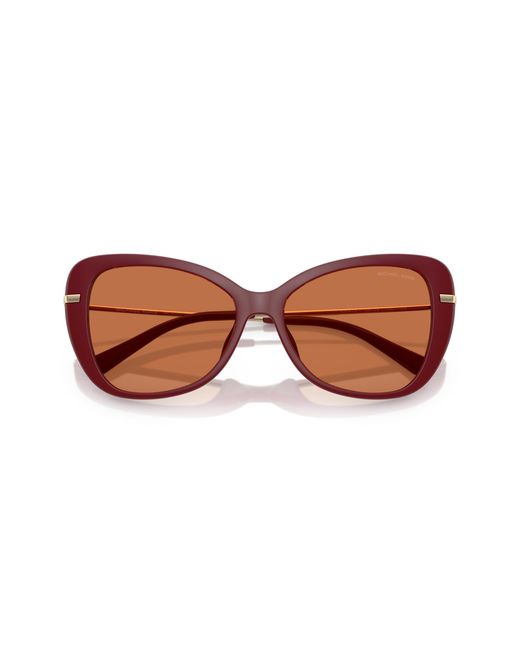 Michael Kors Black Mk2230U Saint Croix 400473 Sunglasses Injected Butterfly Normal