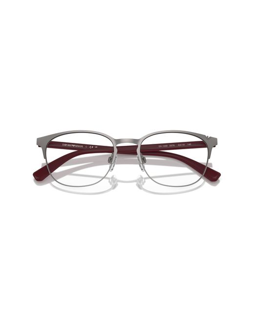 Emporio Armani Black Ea1059 3379 Optical Frames Metal Transparent Round Normal for men