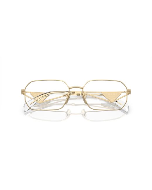 Prada Black Pr A53V Zvn1O1 Optical Frames Metal Geometric Normal