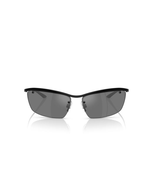 Dolce & Gabbana Black Dg2307 01/6G Sunglasses Metal Squared Mirrored