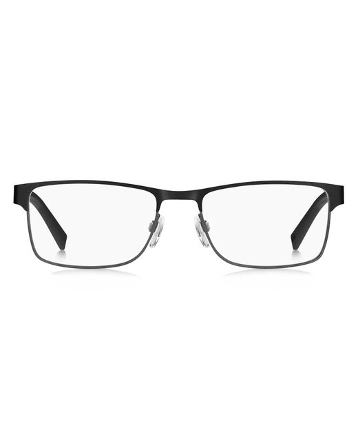 Tommy Hilfiger Black Th 2041 Ti7 Optical Frames Steel Squared for men