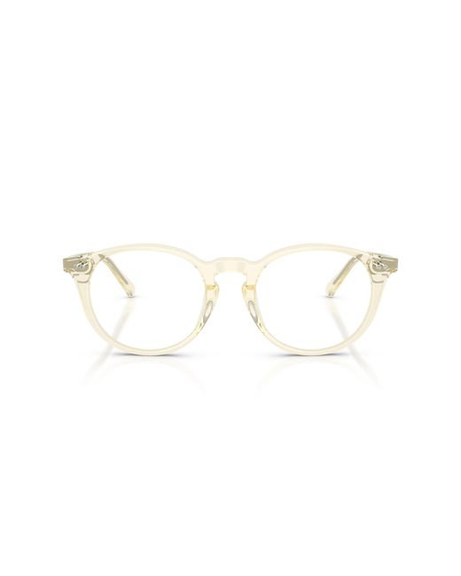Ralph Lauren Black Rl6263U 5034 Optical Frames Acetate Transparent Round Normal for men