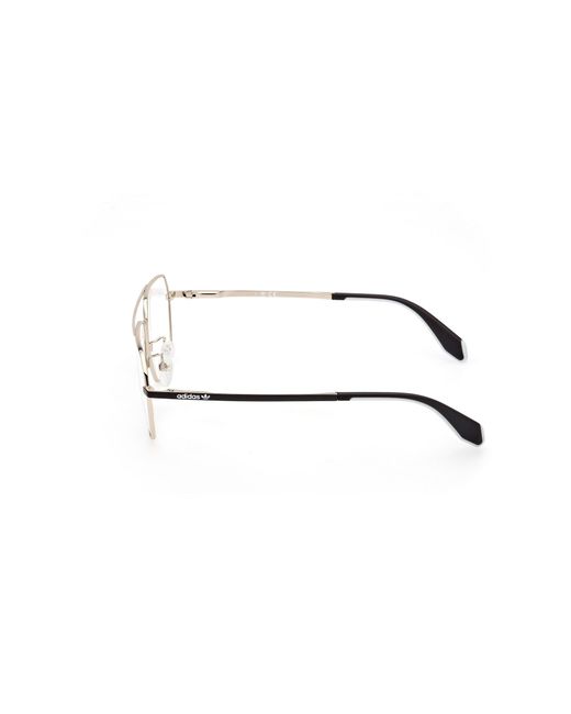Adidas Black Or5064 032 Optical Frames Metal Geometric Normal for men