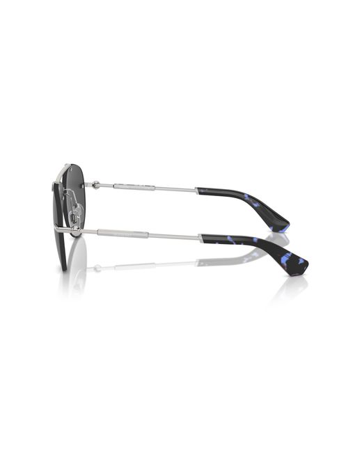 Burberry Black Be3151 100587 Sunglasses Metal Pilot Normal