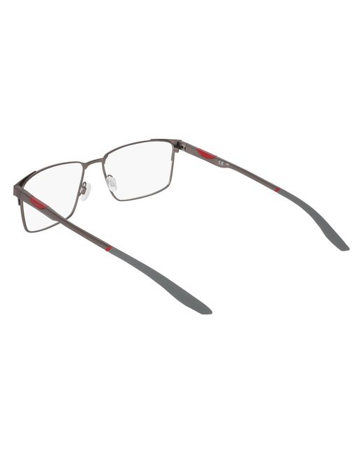Nike Black 8143 070 Optical Frames Metal Squared Normal for men