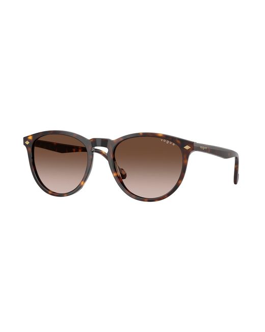 Vogue Eyewear Black Vo5599S W65613 Sunglasses Acetate Pantos Normal Shaded for men