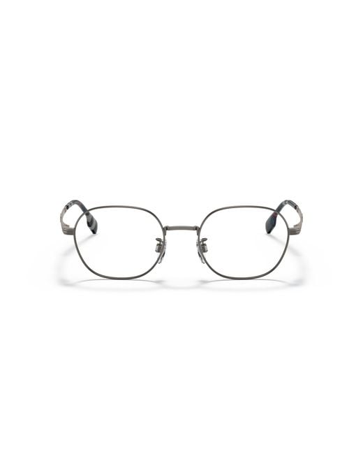 Burberry Black Be1369Td 1003 Optical Frames Titanium Transparent Round Normal for men