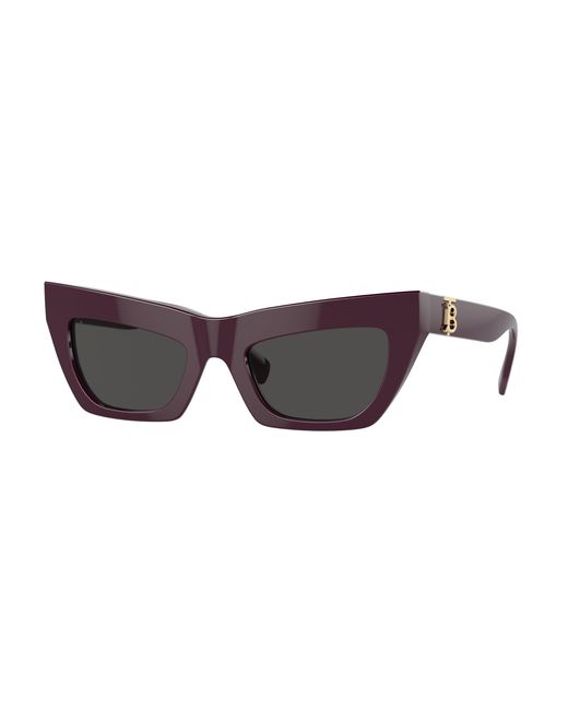 Burberry Black Be4405 397987 Sunglasses Acetate Cat Eye Normal