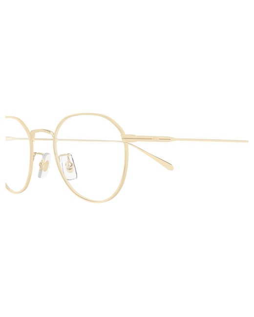 Montblanc Black Mb0476Oa 001 Optical Frames Metal Transparent Geometric for men