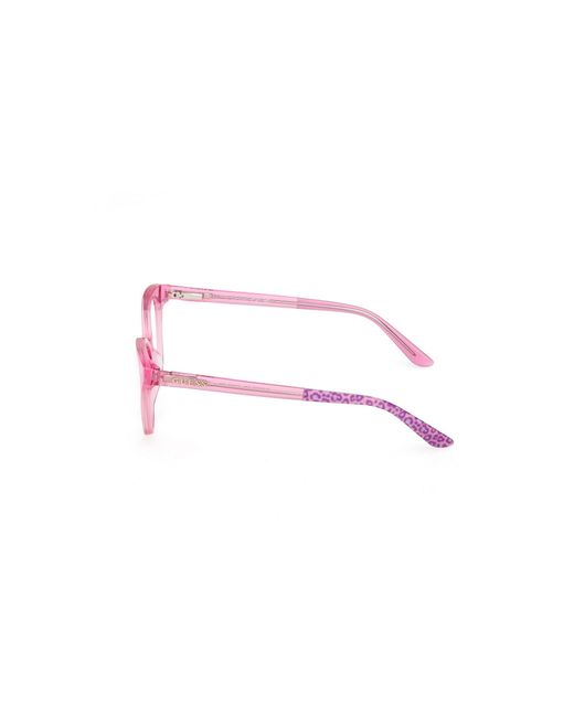 Guess Black Gu50267 075 Optical Frames Acetate Round Normal