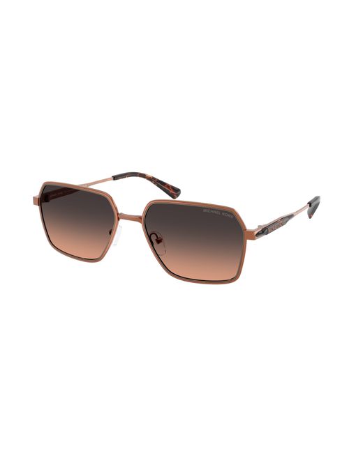 Michael Kors Black Mk1176 Dana Point 19000L Sunglasses Metal Squared Normal Shaded for men