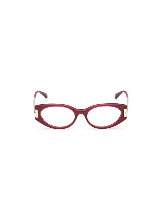 Max Mara Black Mm5225 069 Optical Frames Acetate Round Normal