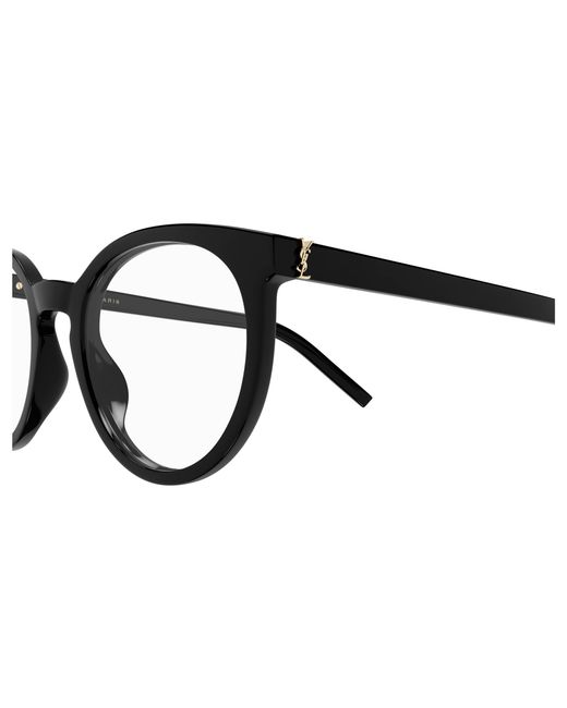 Saint Laurent Black Sl M147 001 Optical Frames Acetate Transparent Cat Eye