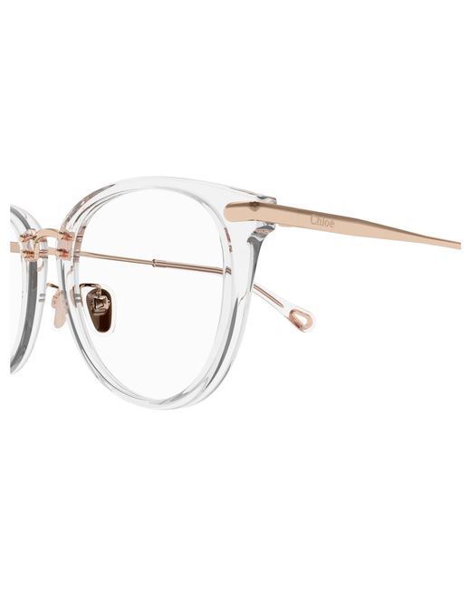 Chloé Black Ch0248Oa 004 Optical Frames Acetate Transparent Cat Eye