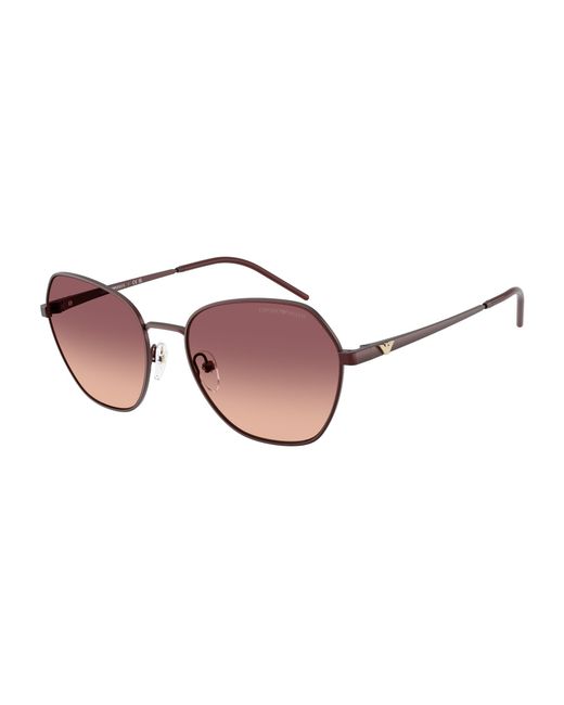 Emporio Armani Black Ea2161 34018D Sunglasses Metal Geometric Normal Shaded