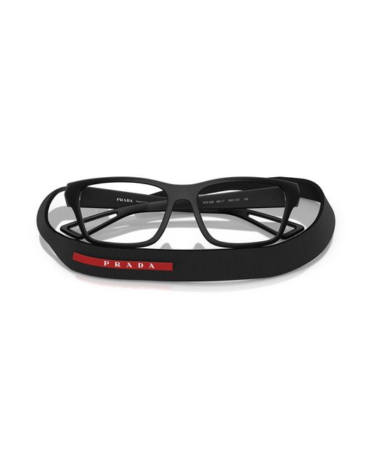 Prada Linea Rossa Black Ps 03Rv 1Bo1O1 Optical Frames Injected Pillow Normal for men