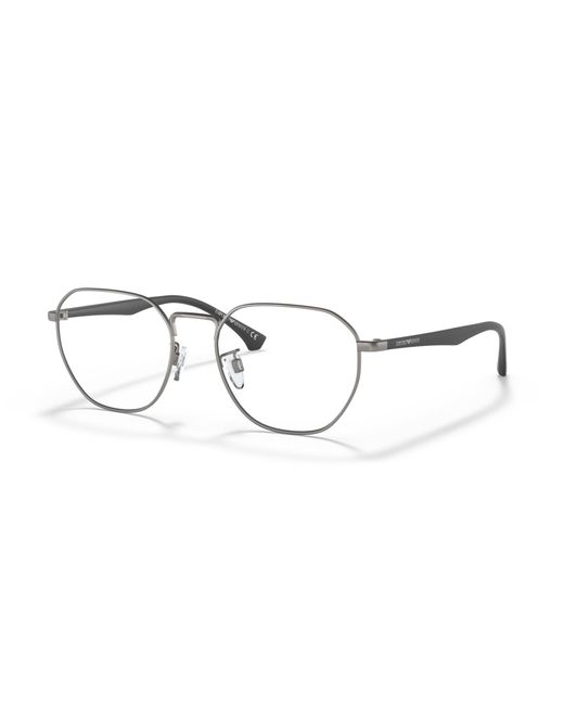Emporio Armani Black Ea1128D 3010 Optical Frames Metal Round Normal for men