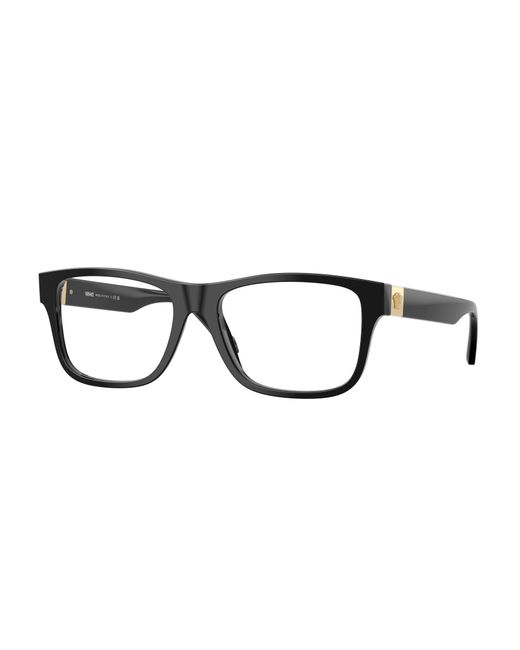 Versace Black Ve3380 Gb1 Optical Frames Acetate Squared Normal for men