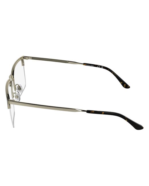 Calvin Klein Black Ck26104 002 Optical Frames Metal Squared Normal for men