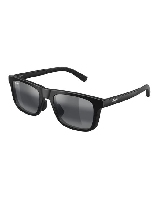 Maui Jim Black Mj0341S 001 Sunglasses Bio-Injected Squared for men