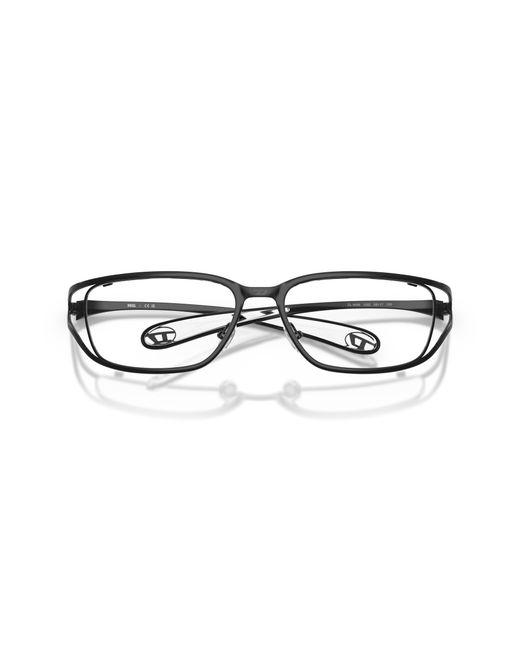 DIESEL Black Dl5006 1002 Optical Frames Metal Squared Normal