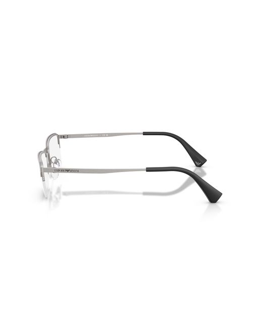 Emporio Armani Black Ea1044Td 3032 Optical Frames Titanium Transparent Squared Normal for men
