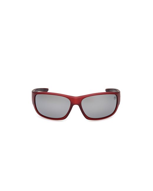 Timberland Black Tb00084 67D Sunglasses Injected Smoke Squared Polarized for men