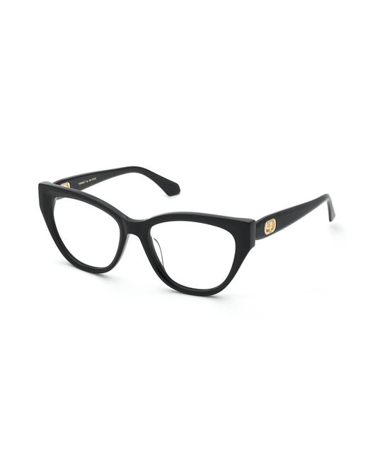 Twinset Black Vtw076 700 Optical Frames Acetate Butterfly