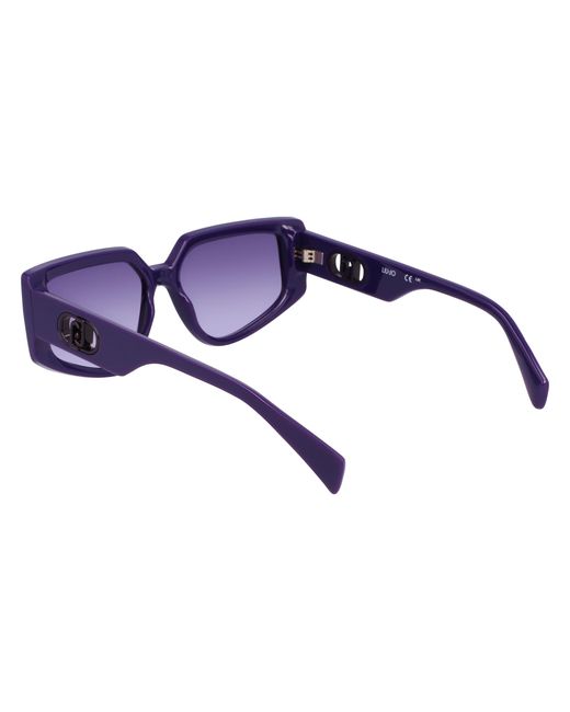 Liu Jo Black Lj801S 510 Sunglasses Bio-Inject Viola Squared Normal