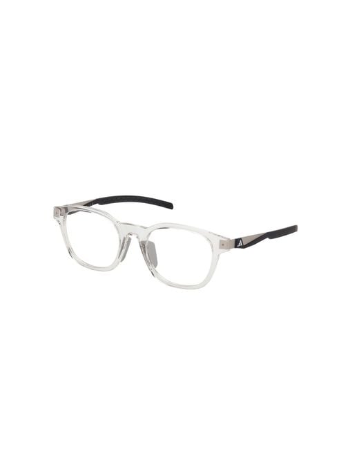 Adidas Originals Black Sp5100 026 Optical Frames Injected Squared Normal for men