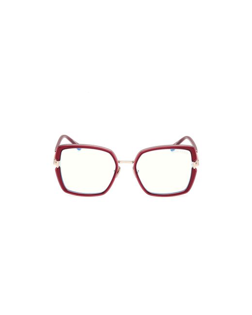 Tom Ford Black Ft5985-B 075 Optical Frames Injected Squared Normal