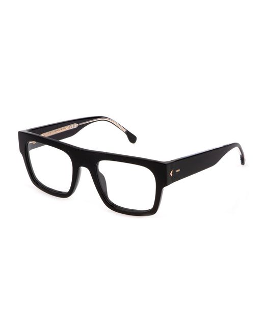 Lozza Black Vl4327 Riviera 3 0700 Optical Frames Acetate Squared for men
