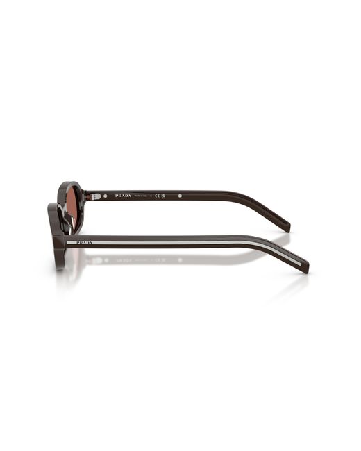 Prada Black Pr D06S 27I20W Sunglasses Acetate Round Normal
