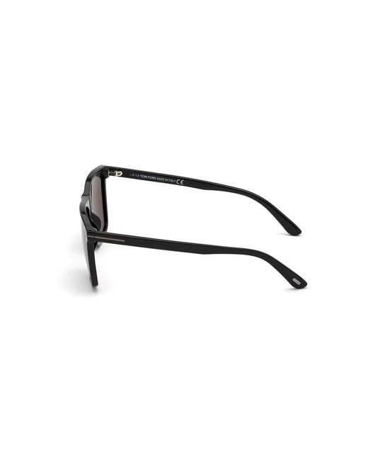 Tom Ford Black Ft0832-N Fletcher 01A Sunglasses Acetate Squared Normal for men