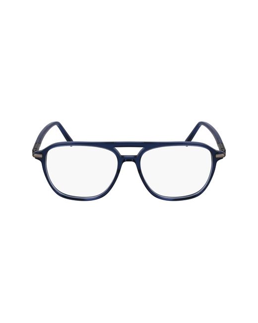 Ferragamo Black Sf3006 432 Optical Frames Acetate Squared Normal for men