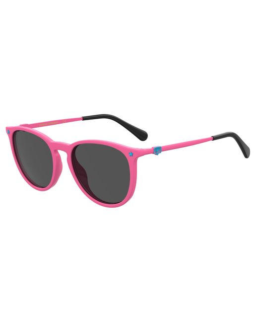 Chiara Ferragni Black Cf 1005/S 35J/Ir Outlet Sunglasses Plastic Round